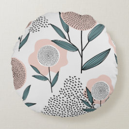 Cojín Redondo Un rosa