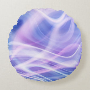 Cojín Redondo Una niebla pastel mística