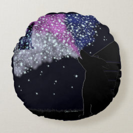 Cojín Redondo Una noche de verano con Sirius