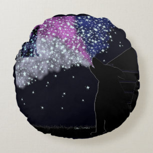 Cojín Redondo Una noche de verano con Sirius