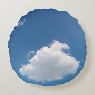 Cojín Redondo Una nube simple