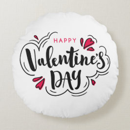Cojín Redondo Valentine Day Pillow