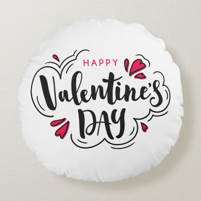 Cojín Redondo Valentine Day Pillow (Anverso)