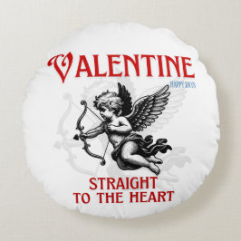 Cojín Redondo Valentine’s Day Love Mug