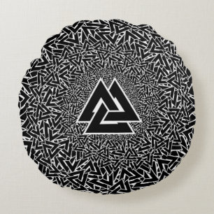 Cojín Redondo Valknut