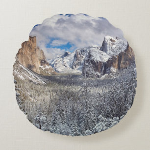 Cojín Redondo Valle de Yosemite en nieve