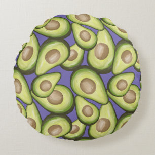 Cojín Redondo Vegan Avacados Fresco Gourmet