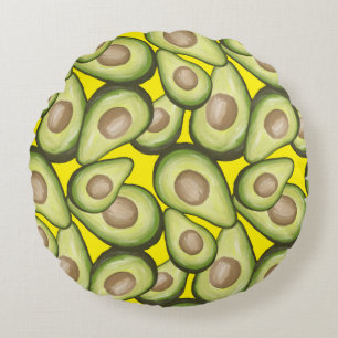 Cojín Redondo Vegan Avacados Fresco Gourmet