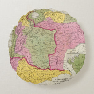 Cojín Redondo Venezuela, nueva Grenada y Equador