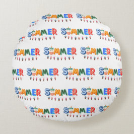 Cojín Redondo verano