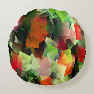 Cojín Redondo Verano Floreciendo......