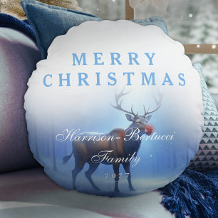 Cojín Redondo Verdaderas navidades de Wonderland