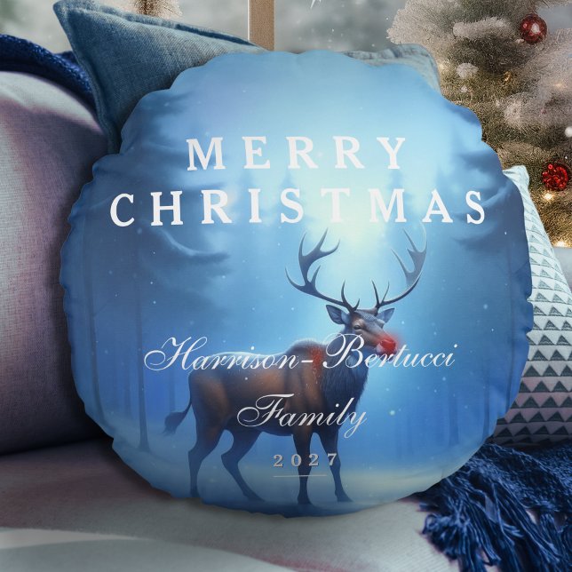 Cojín Redondo Verdaderas navidades de Wonderland (Subido por el creador)