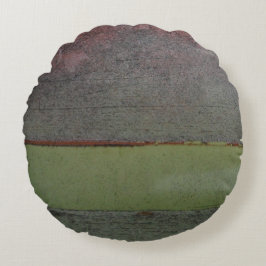 Cojín Redondo Verde rosa azul verde azulado