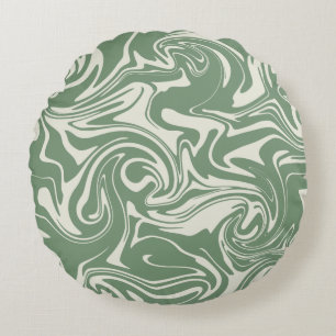 Cojín Redondo Vertido - Verde