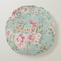 Victoriano vintage shabby chic azul pálido floral