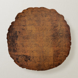 Cojín Redondo Vieja textura vintage antigua