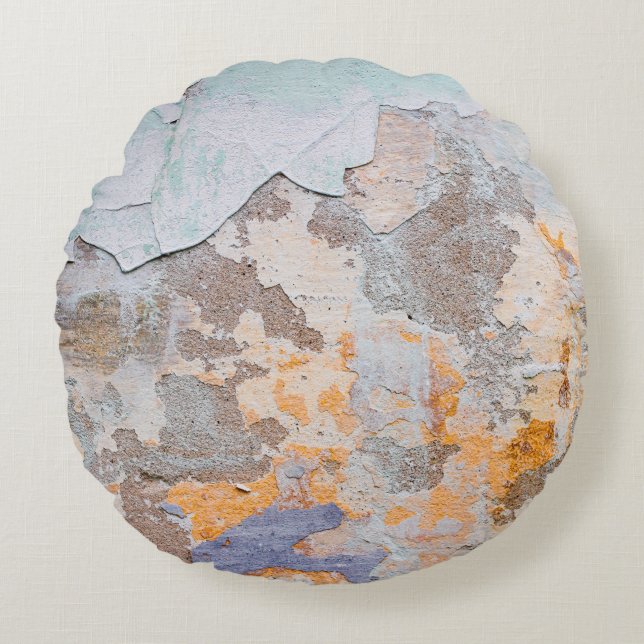 Cojín Redondo Viejo fondo de fondo, abstracto, antiguo, arte, fo (Anverso)