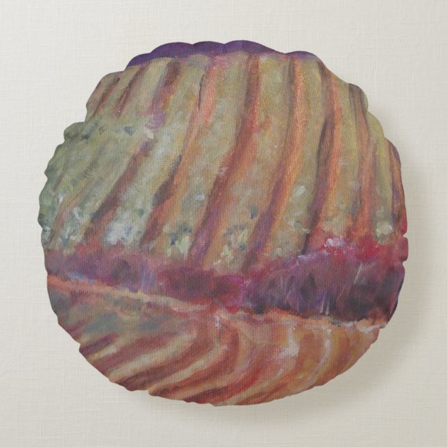 Cojín Redondo Vino de Sonoma Vineyards (Anverso)