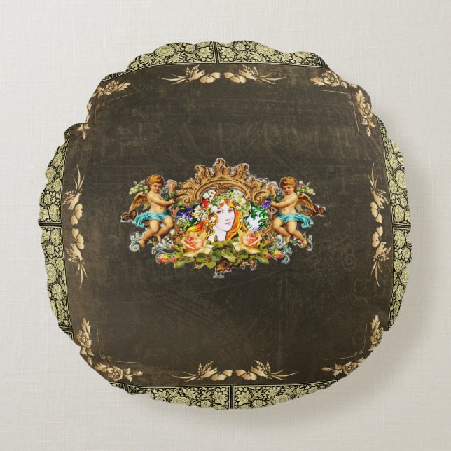 Cojín Redondo Vintage 114 (Anverso)