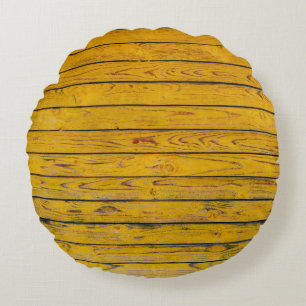 Cojín Redondo Vintage beach wood background - Old weathered wood