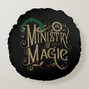 Cojín Redondo Vintage MINISTRY OF MAGIC™ Graphic