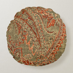 Cojín Redondo Vintage Paisley Cushions
