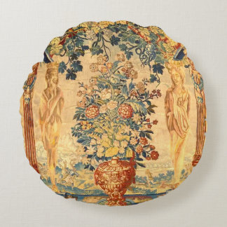 Cojín Redondo Vintage Toscana Floral Round Pillow