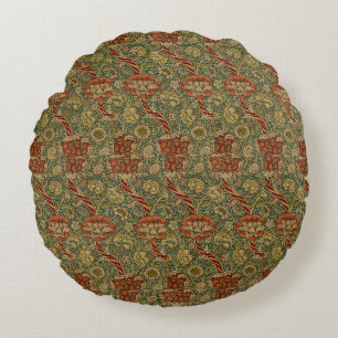 Cojín Redondo Vintage William Morris Wandle