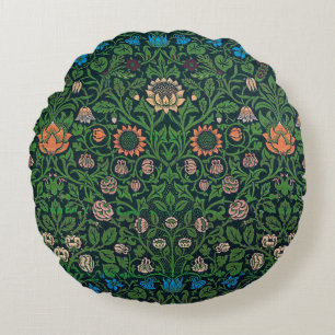 Cojín Redondo Violet y Columbine, William Morris