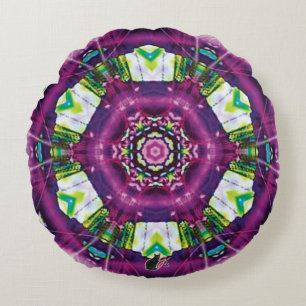 Cojín Redondo Violette Kaleidoscope