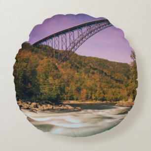 Cojín Redondo Virginia Occidental, parque de estado Babcock