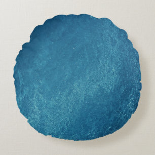 Cojín Redondo Vista aérea del cuerpo del agua