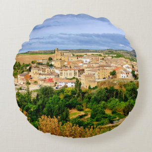 Cojín Redondo Vista de Torres del Río