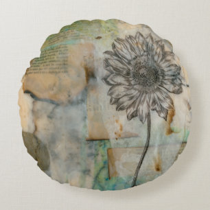 Cojín Redondo Vitela I floral