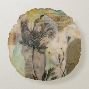 Cojín Redondo Vitela II floral