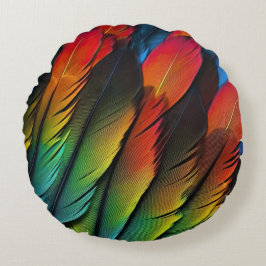 Cojín Redondo Volando con color