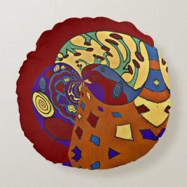 Cojín Redondo Volar hacia arriba