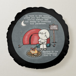 Cojín Redondo Volver a lo básico