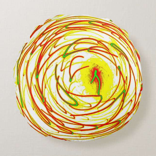 Cojín Redondo Vortex Round Cushion Runde Kissen (Anverso)