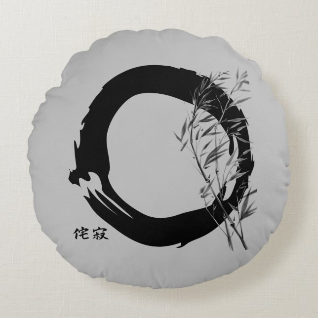 Cojín Redondo Wabi Sabi (Anverso)