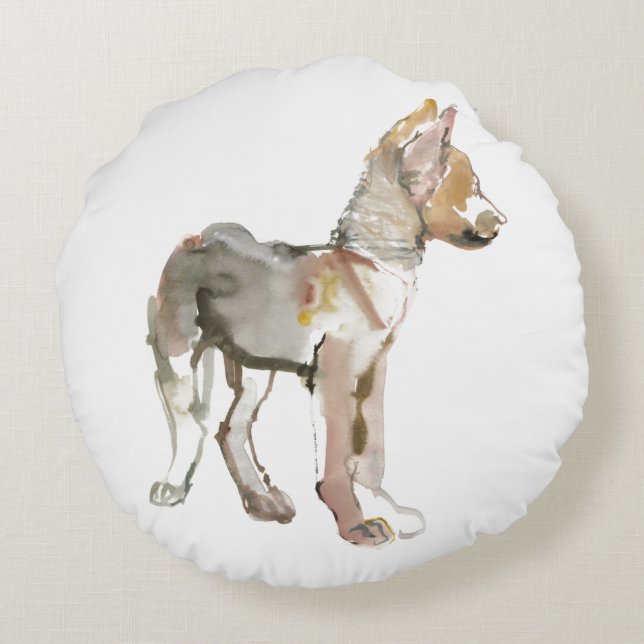 Cojín Redondo Waggle (Reverso)