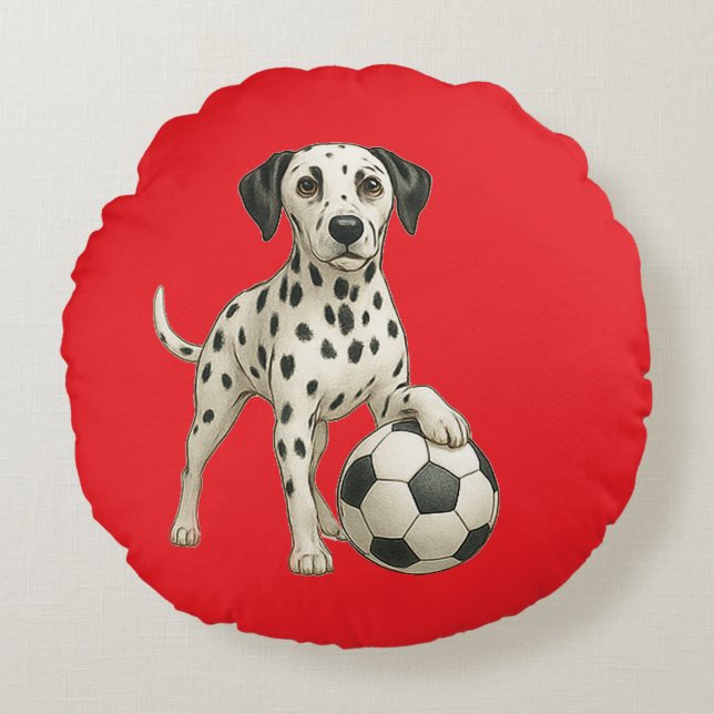 Cojín Redondo we love sports (Anverso)