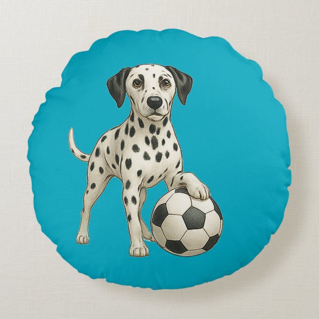 Cojín Redondo we love sports (Anverso)