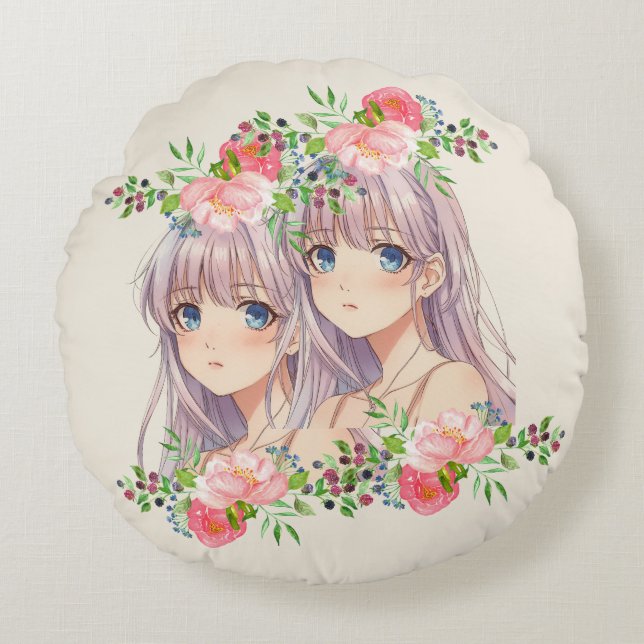 Cojín Redondo Wear Your Imagination (Anverso)