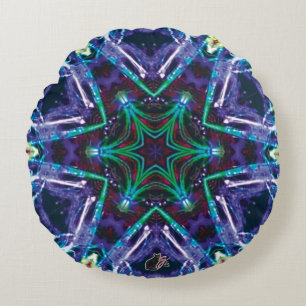 Cojín Redondo Weaver Kaleidoscope