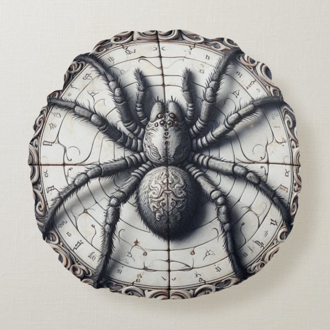 Cojín Redondo Web Weaver (Anverso)