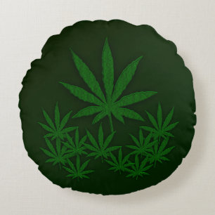 Cojín Redondo Weed