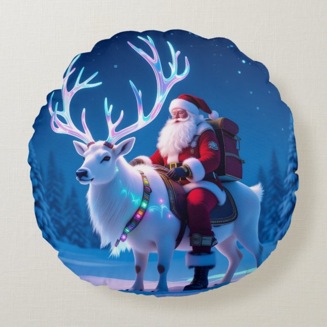 Cojín Redondo „Weihnachtliche Harmonie“ (Anverso)