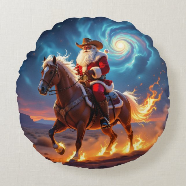 Cojín Redondo „Weihnachtliche Harmonie“ (Anverso)